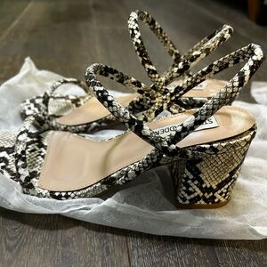 Steve Madden Snakeskin Heels